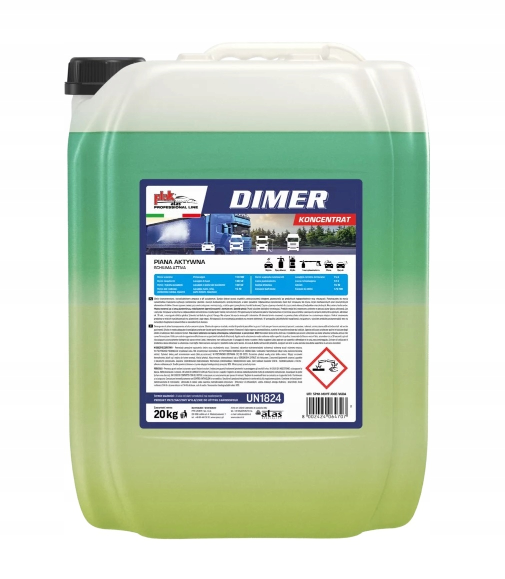 ATAS B1EE48 AKCESORIA CHEMIA ATAS DIMER -DWUFAZOWY PREPARAT DO CZYSZCZENIA