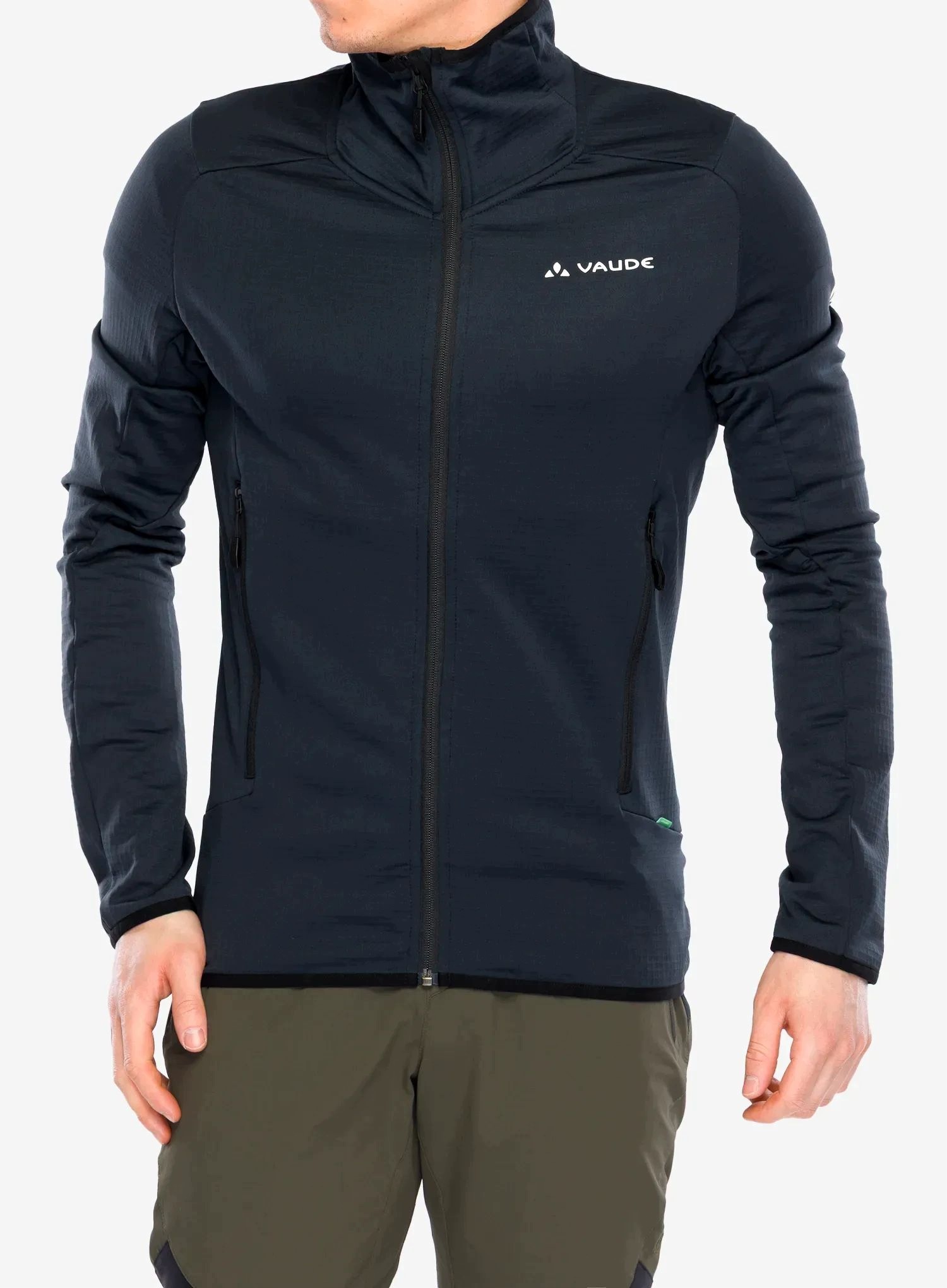 Fleecová Mikina Vaude Monviso Fleece Fz Jacket II černá L