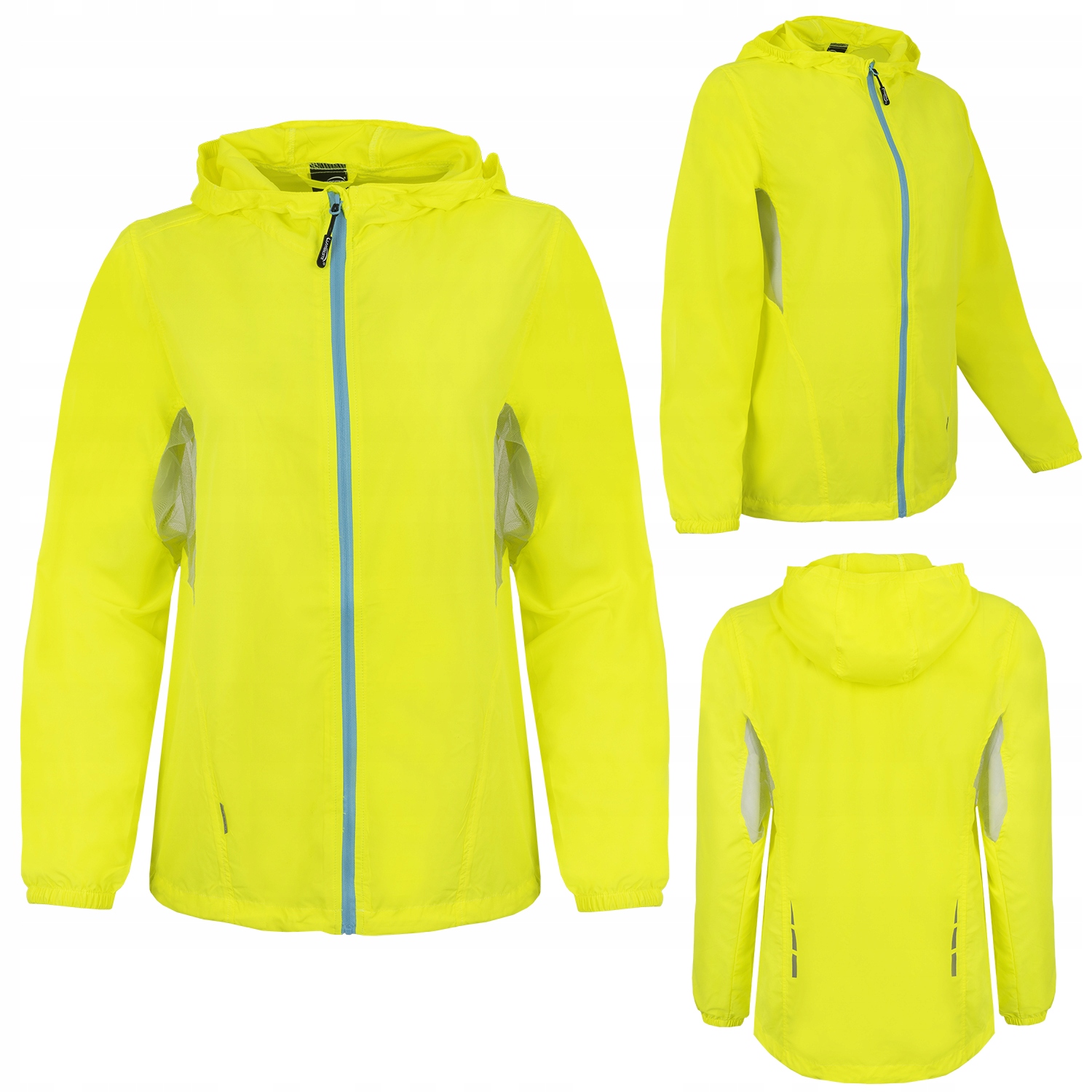 KURTKA SPORTOWA DAMSKA HYDROFOBOWA ODBLASKI S