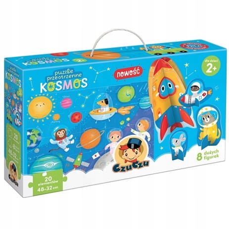 

Czuczu Puzzle przestrzenne z figurkami Kosmos 2+