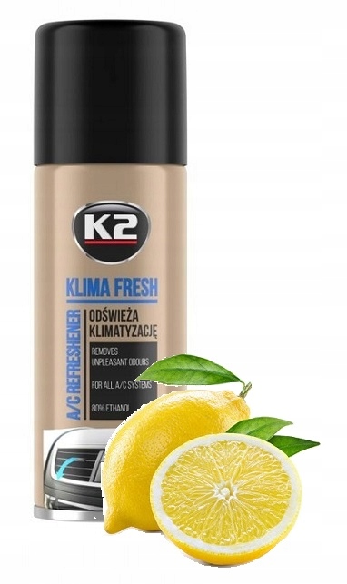 

K2 Klima Fresh Odgrzybiacz Klimatyzacji Lemon