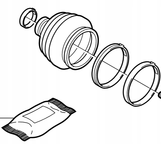 32324097 - Volvo S60 III V60 II кришка зовнішнього шарніра