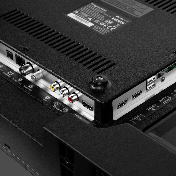 TELEWIZOR LED FHD 40'' SMART GOOGLE TV HDR DVB-T2 HEVC KRUGER MATZ Komunikacja Wi-Fi