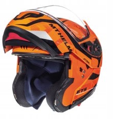 Kask MT szczękowy flip-up atom SV z Blendą fluo