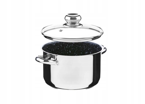 Hrniec s pokrievkou Kolimax Cerammax Pre Štandard granit čierny, 18 cm, 3,0 l