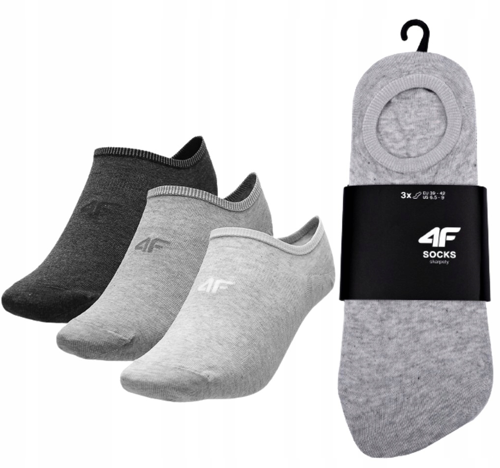 

4F skarpety stopki mikrostopki krótkie 3PAK 43-46