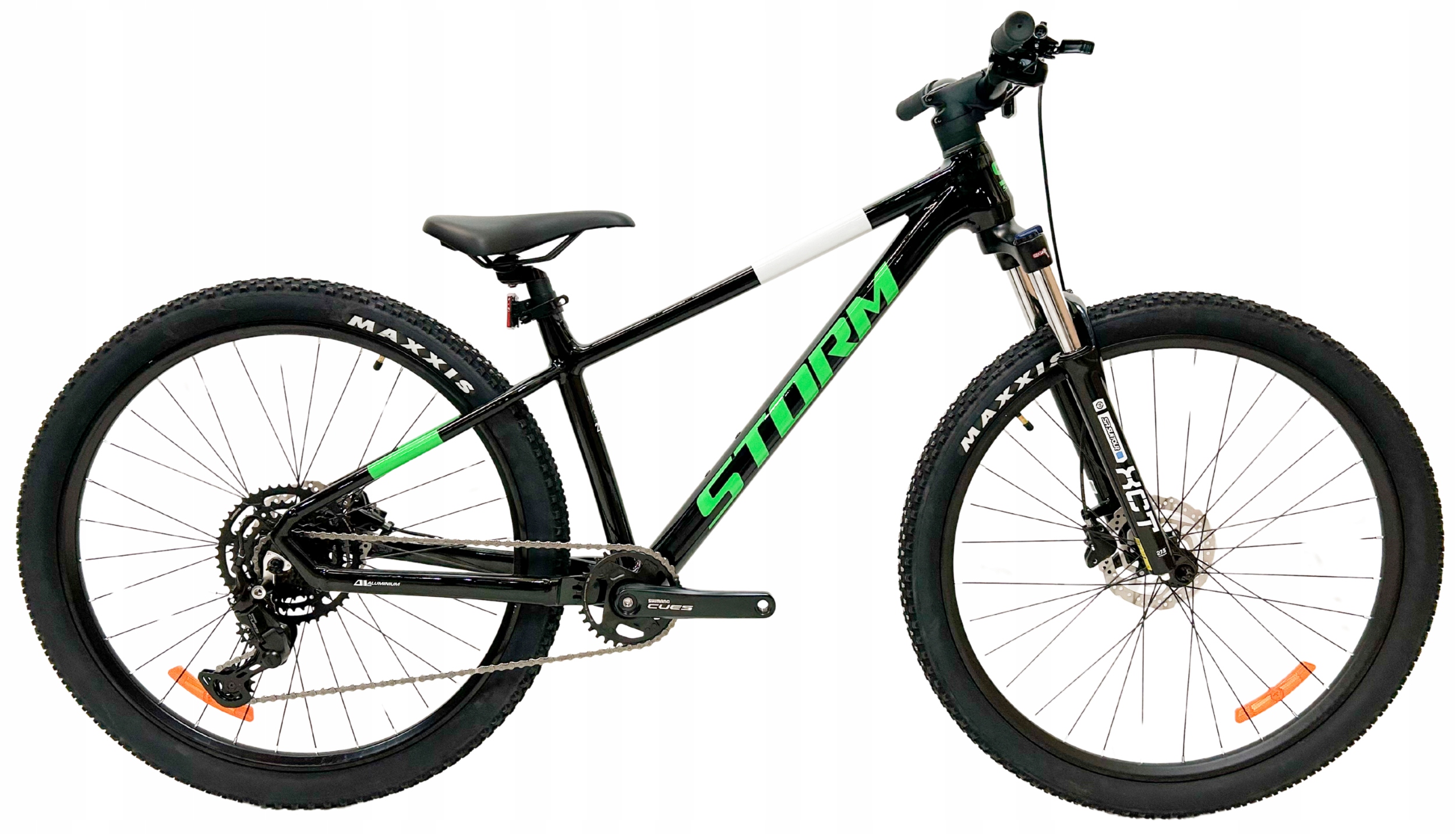 Rower Górski Mtb Storm Raptor 2.0 rama 15 27,5 czarny zielony 1x9 2026