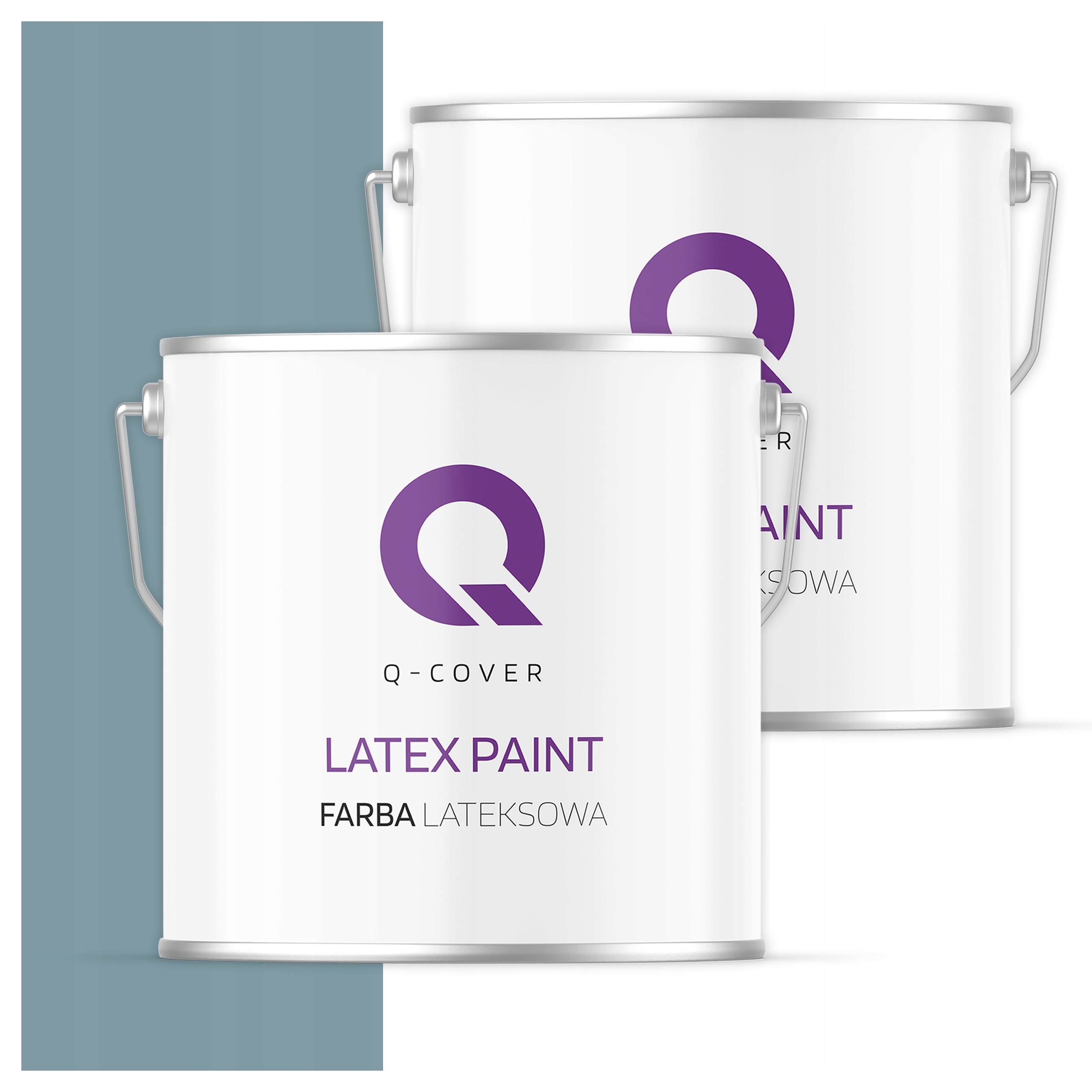 Latexová farba na interiér steny Strop 5L Hlboká matná šedá platina tmavá