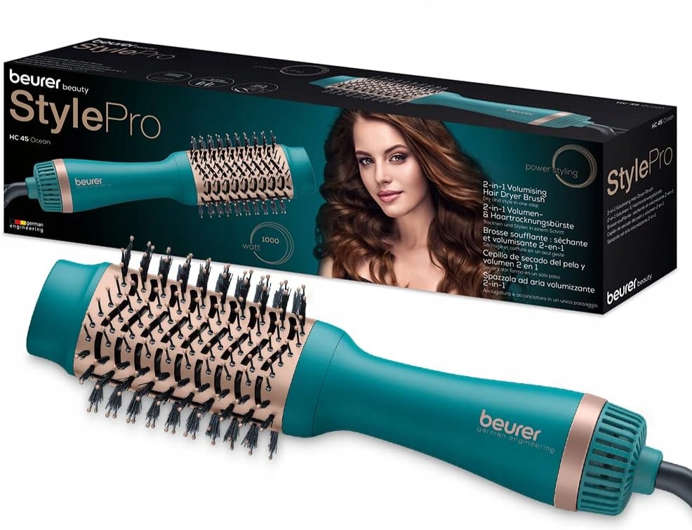 Kartáč Beurer HC45 Ocean modrý keramický povrch s keratinem