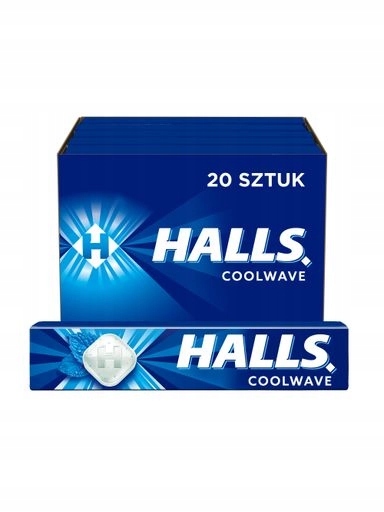 Levně Halls Coolwave Bonbóny 20x33,5 g