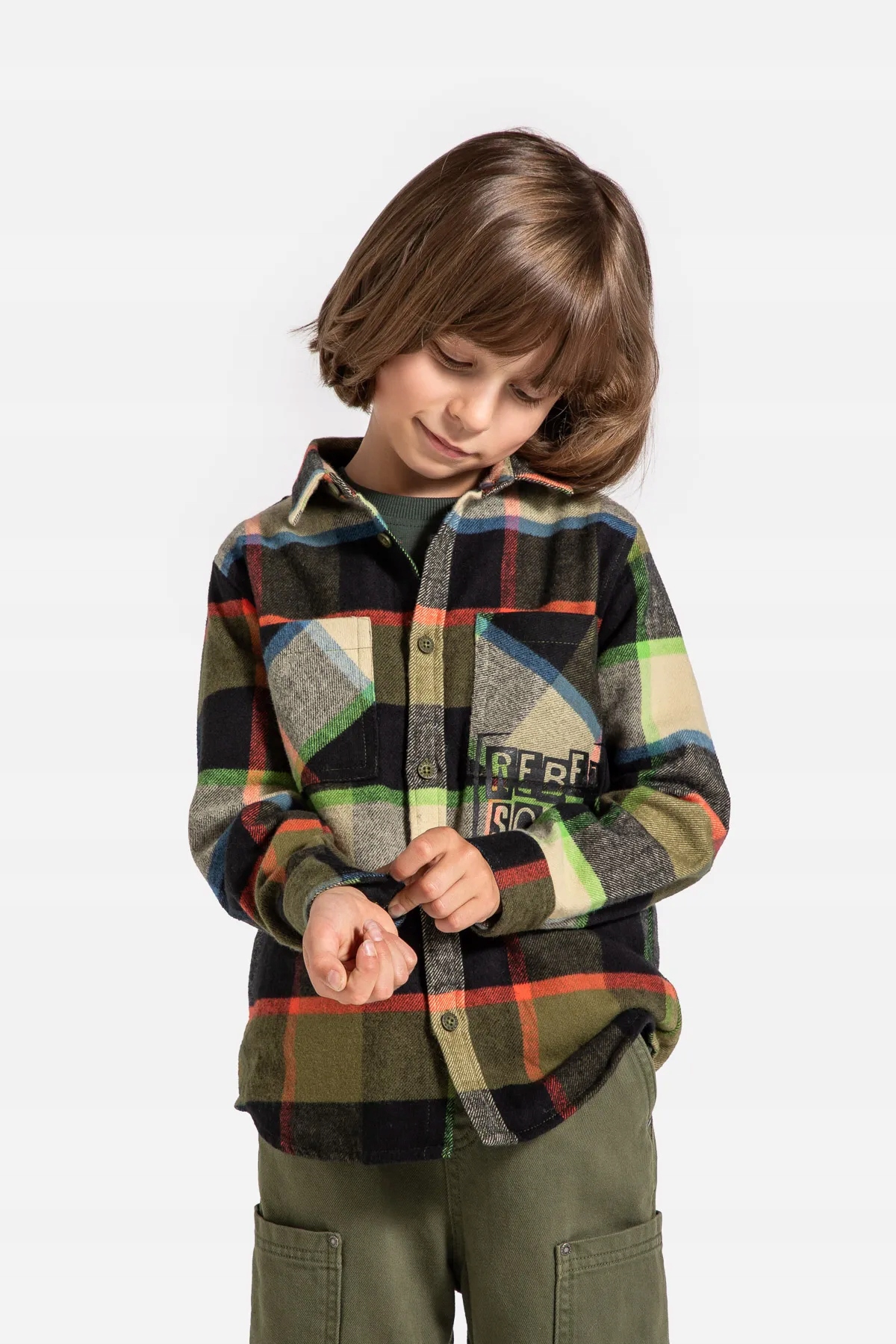 Chłopięca Koszula w Kratę na Długi Rękaw 122 Coccodrillo ZC4 Kod producenta 5904986420331