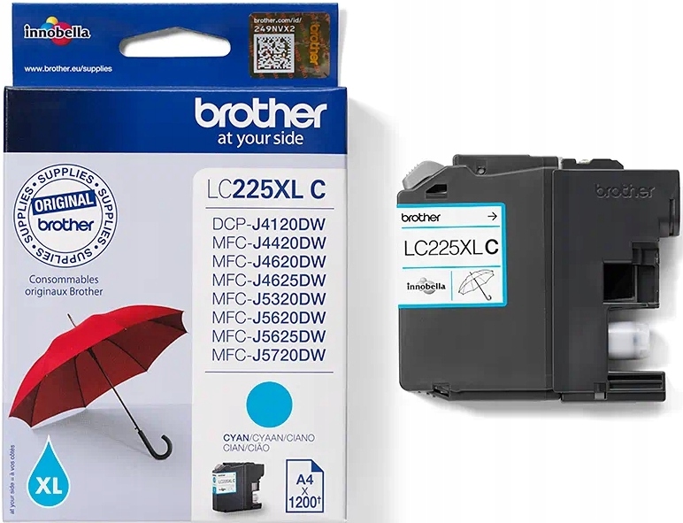 tusz Brother LC-225XL C cyan LC225XLC