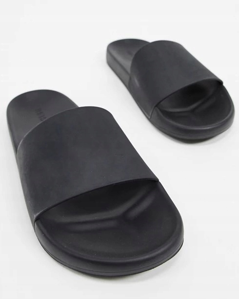 

620* Reiss Klapki Męskie Klasyczne Logo Czarne 42