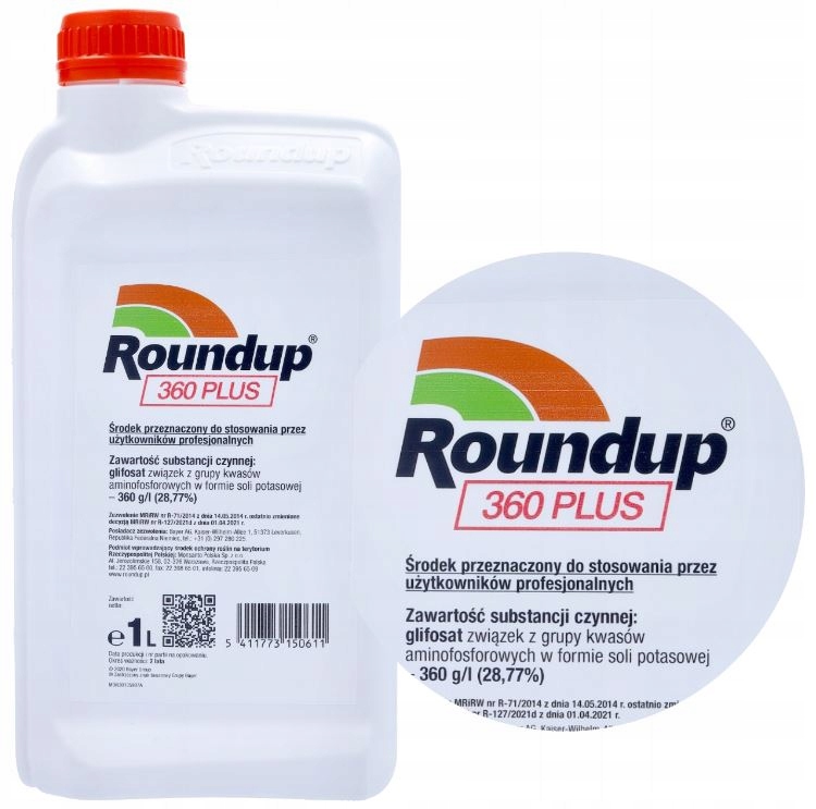 

Środek na chwasty, perz Roundup 360Plus 1 l Randap