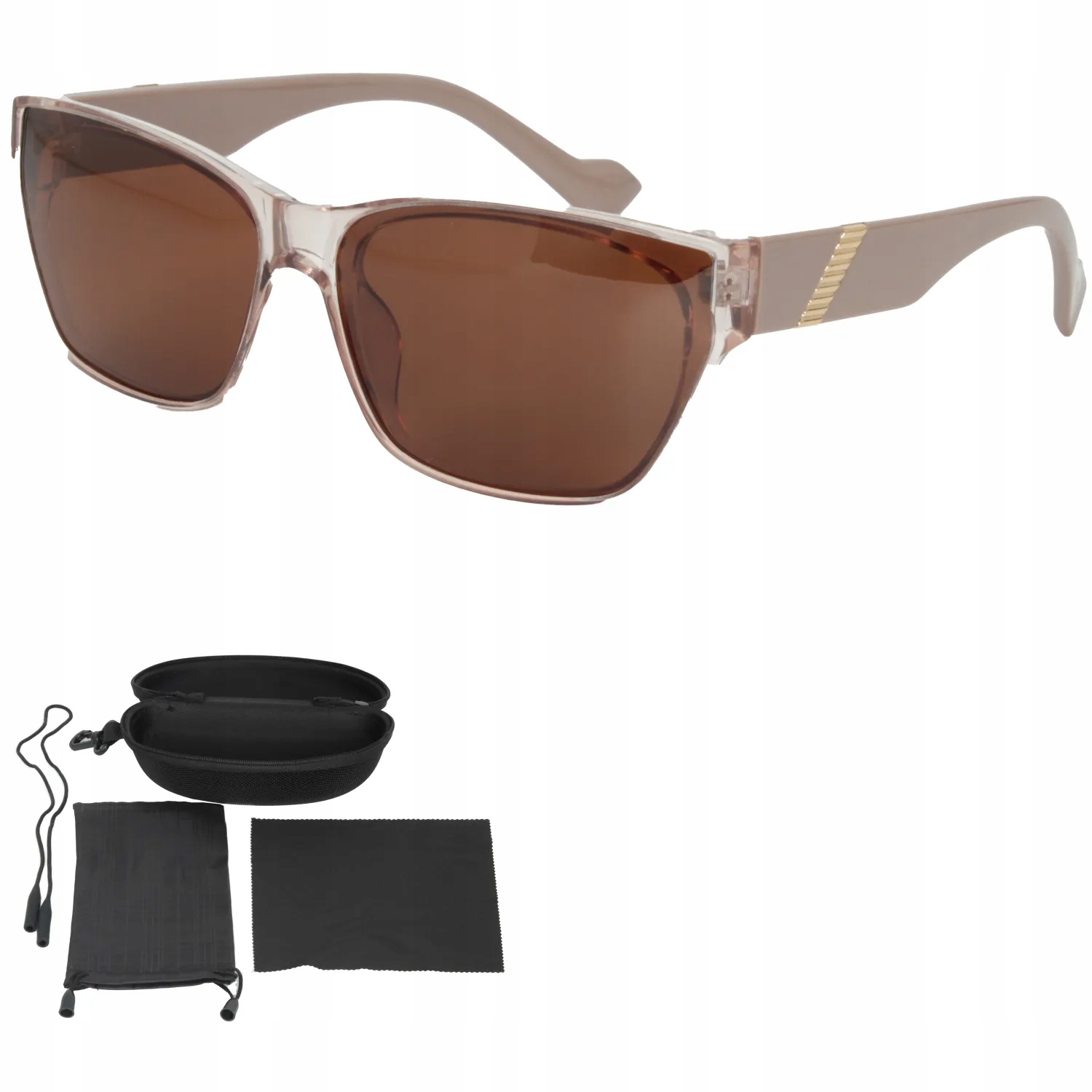 Polar Fashion PR9188C5 Transparentní polarizační sluneční brýle