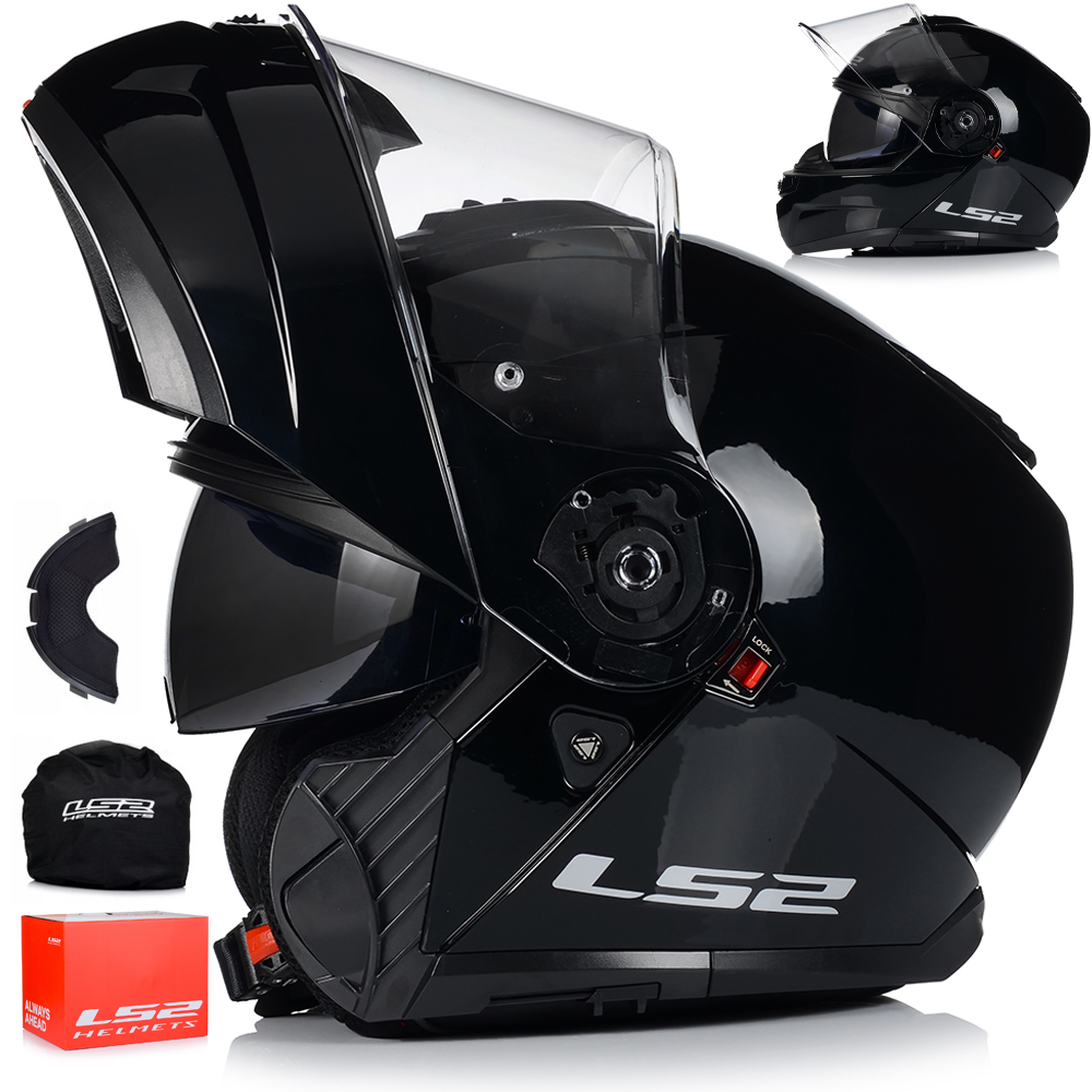 Motocyklová Prilba LS2 FF908 Strobe II Čeľusťový Systém Pinlock Clona