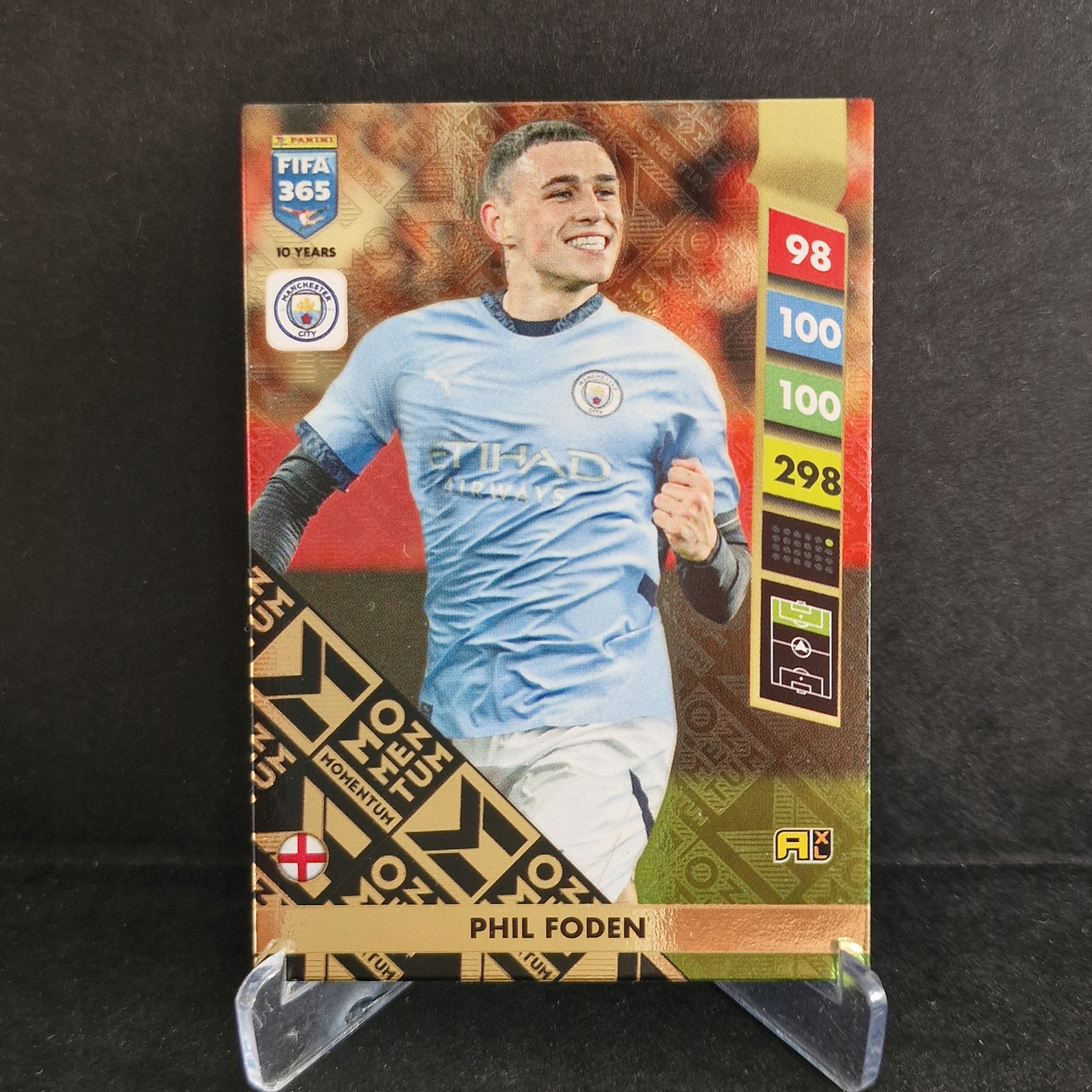 2024-25 Panini Adrenalyn XL Fifa 365 Foden Manchester City Momentum /FF6