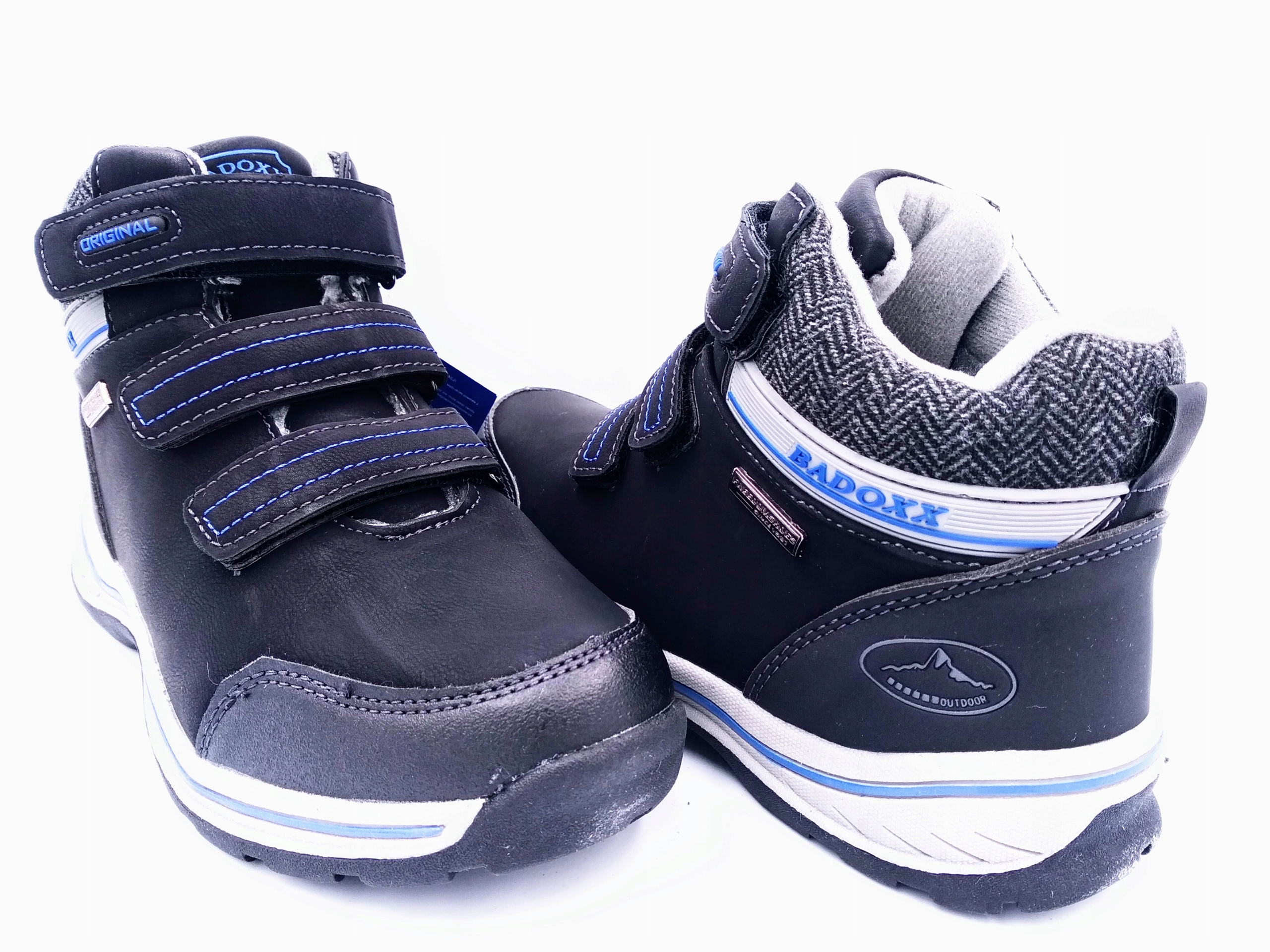 BUTY ZIMOWE TREKKINGOWE OCIEPLONE RZEP Marka Badoxx