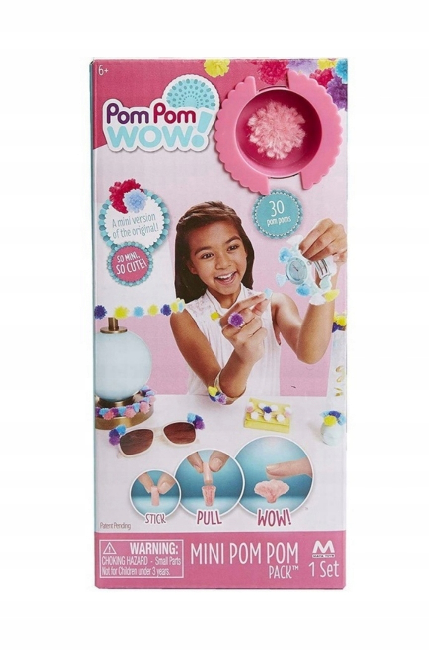 

Zestaw dekoracyjny Spin Master pom pom wow Róż