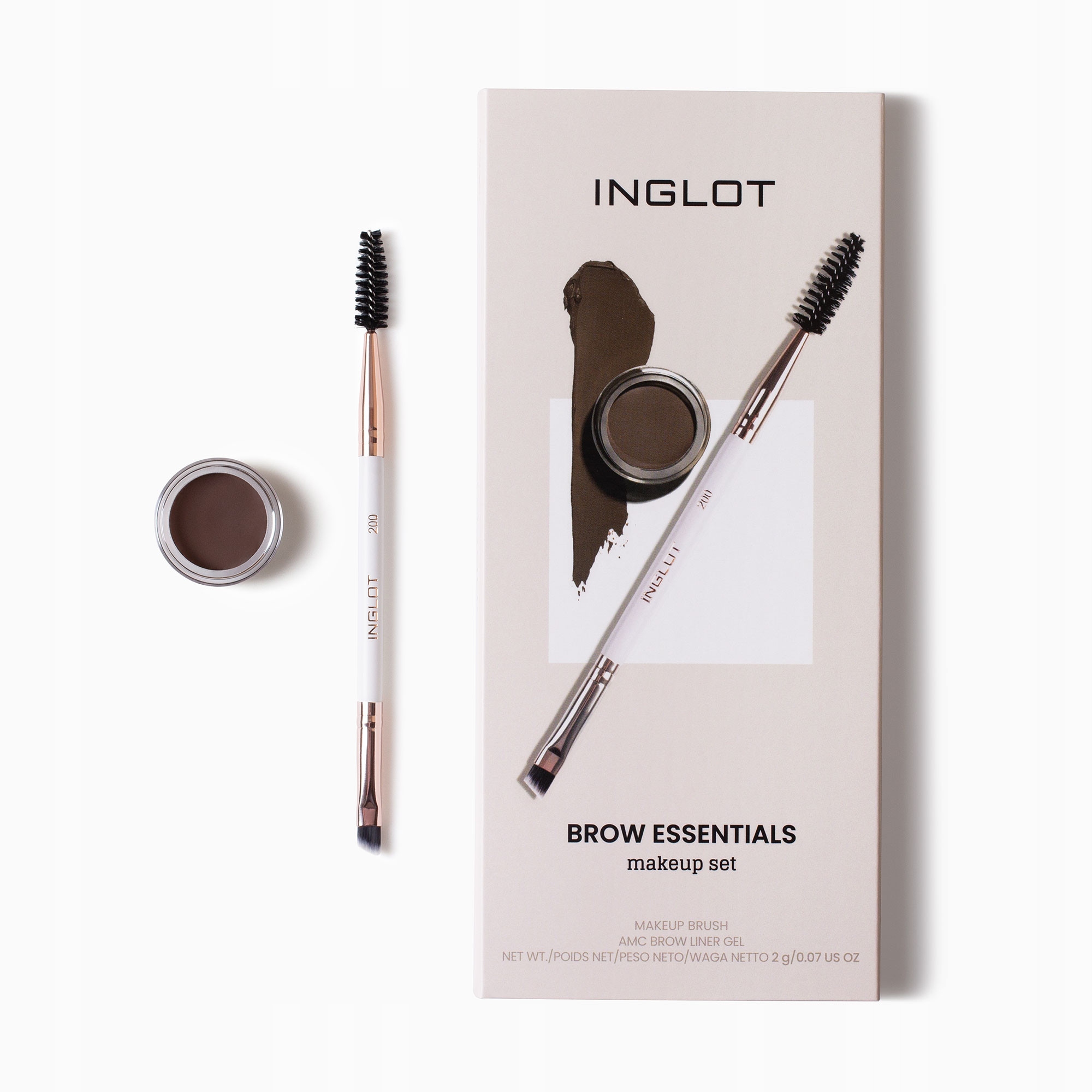 Zestaw do makijażu brwi Brow Essentials INGLOT