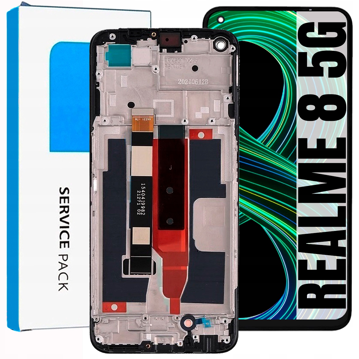 Displej Pro Realme 8 5G Originál LCD Obrazovka Rámeček