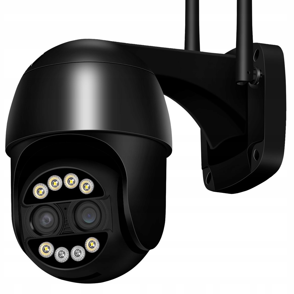 Dvojitá Vonkajšia Otočná Wifi Kamera 8MPX