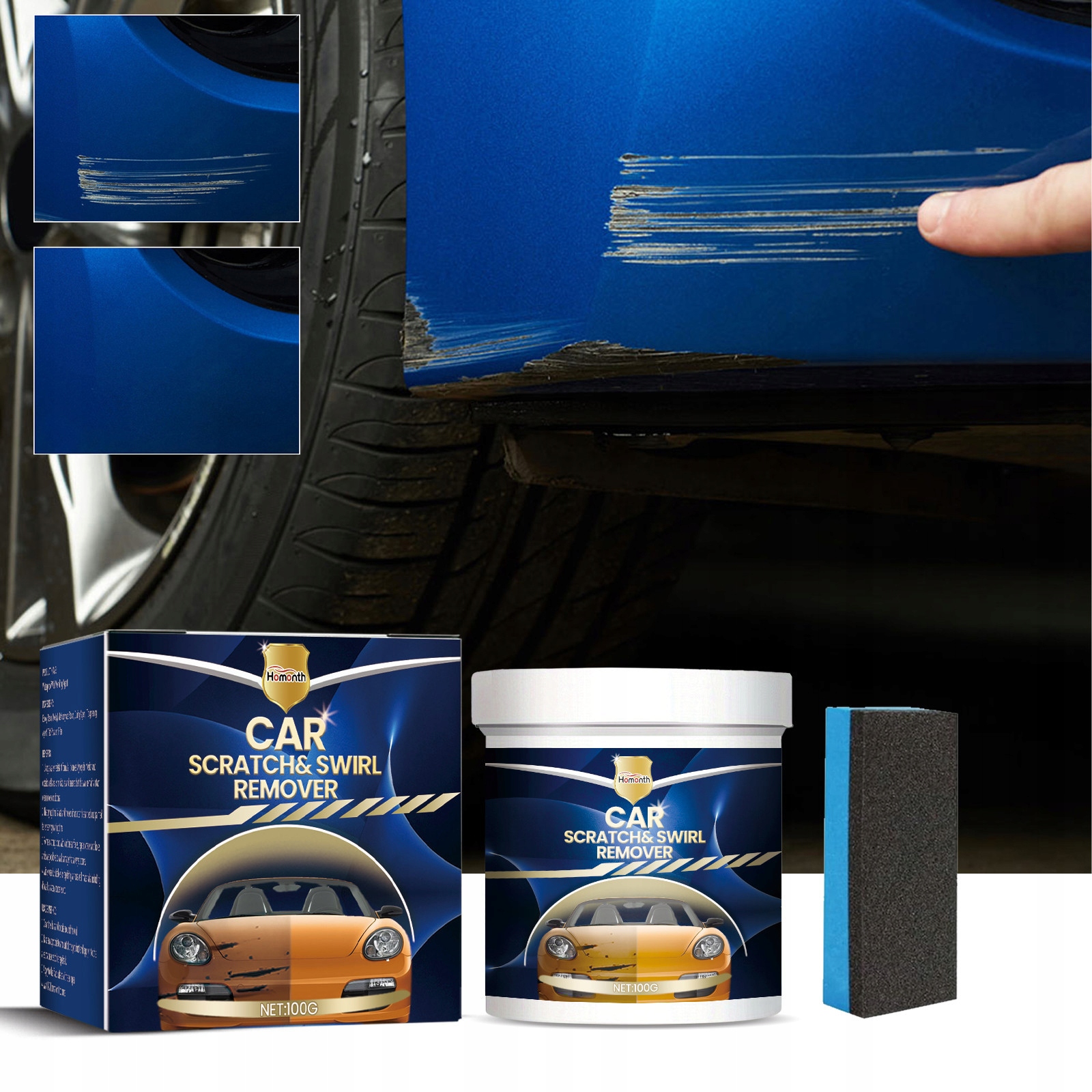 Pasta Powłokowa Do Naprawy I Renowacji Zarysowań Lakieru Pojemność opakowania 100 ml