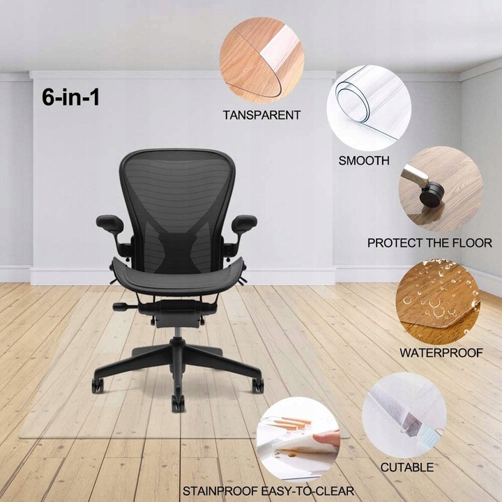 PODKŁADKA MATA POD FOTEL KRZESŁO POLIWĘGLAN160x100 Marka inna