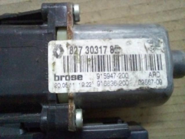 mini motor windows right rear part RENAULT SCENIC III EU