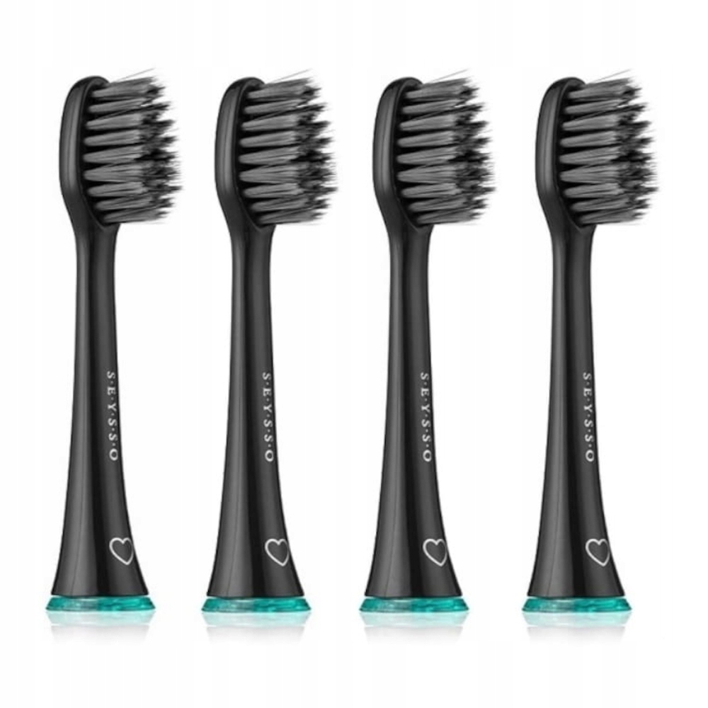 Seysso Antibacterial Charcoal końcówki 4 szt.