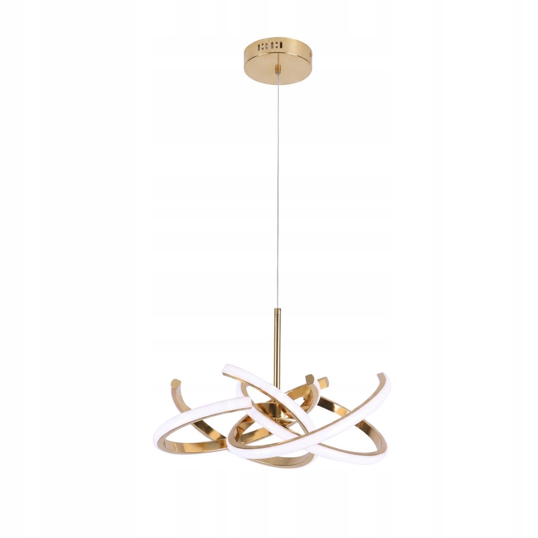 Zavinovacia závesná lampa Spider 58 cm zlatá nad stôl v jedálni alebo kuchyni