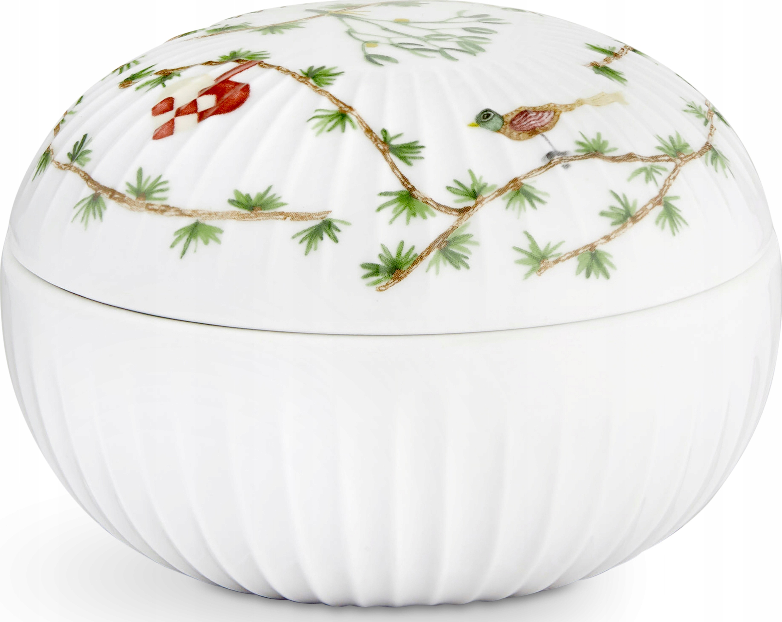 Kähler Hammershøi Bonboniéra Vánoční Porcelánová nádoba s víkem
