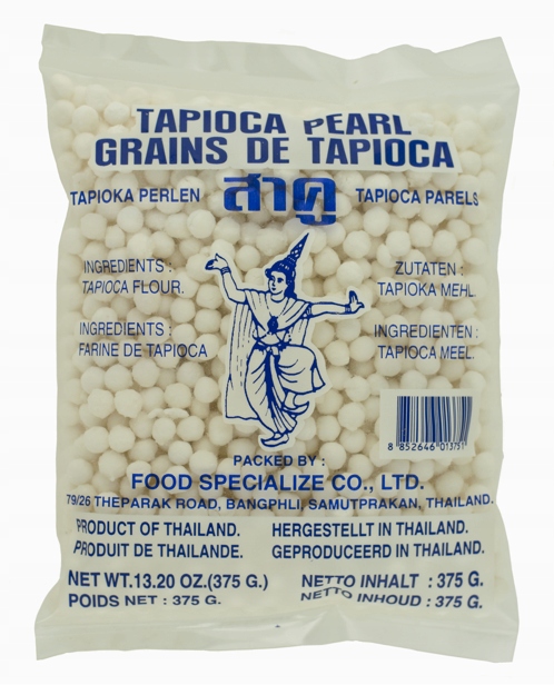 

Tapioka Perełki Duże Granulki z Manioku 375 g