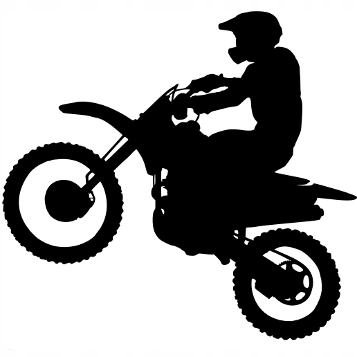 

Naklejka Cross Enduro Motocykl Jazda