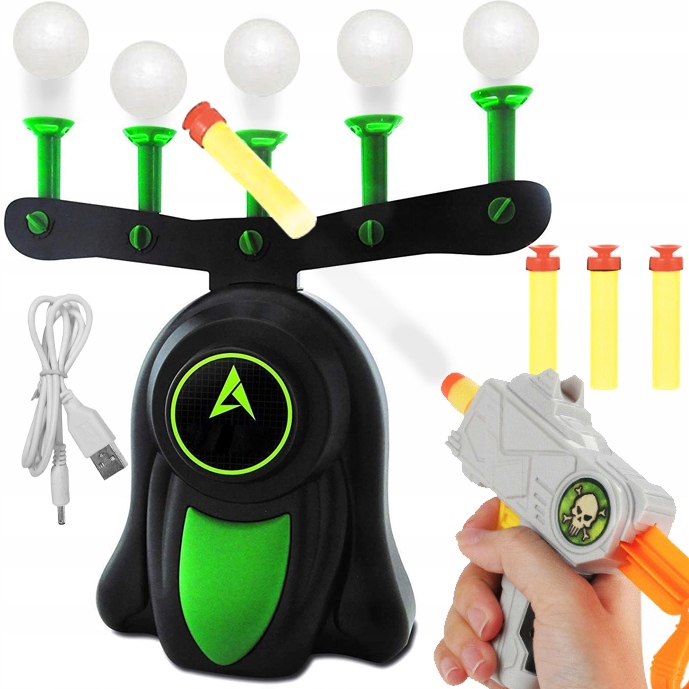 

Pistolet Latające Kulki Gra Strzelecka Nerf Shoot