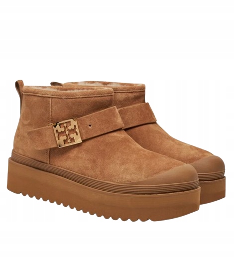 Tory Burch Na Platformě Ze Semiše S Ozdobnou Sponou 39 I3A