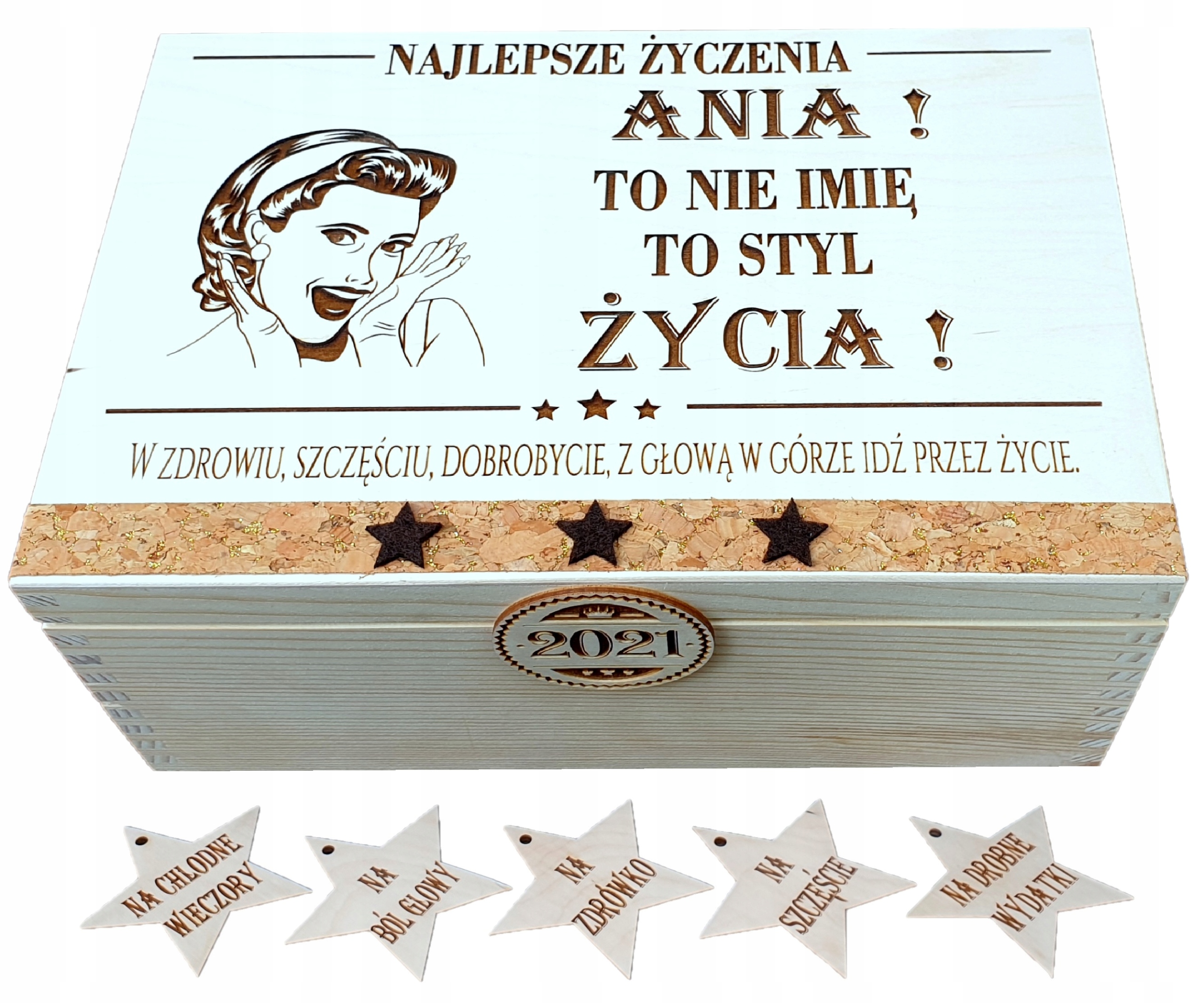 

na Imieniny dla niej dla kobiety Pudełko