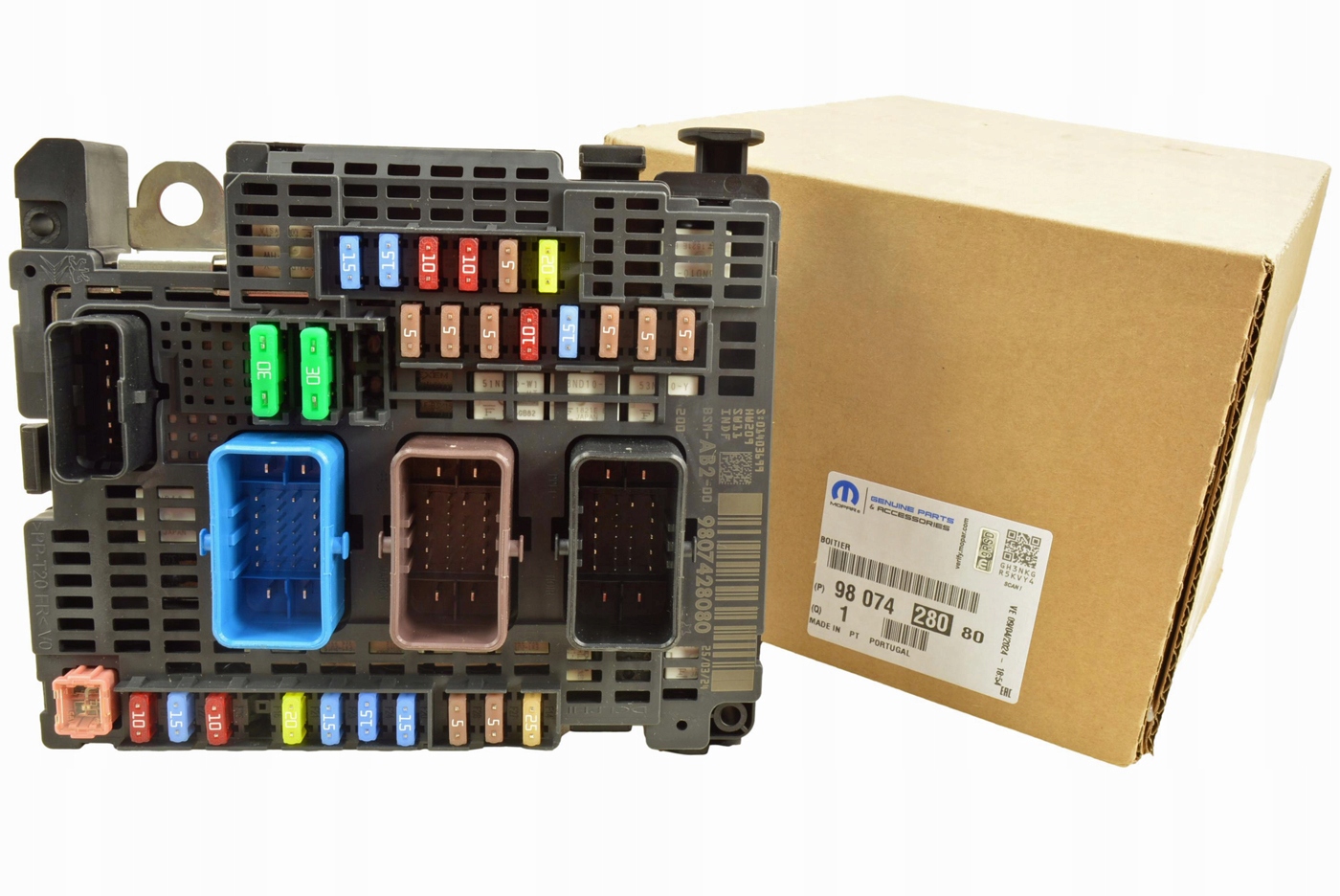 MODUŁ BSM SKRZYNKA BEZPIECZNIKÓW CITROEN C4 II DS4 9807428080 AB2 ORYGINAŁ