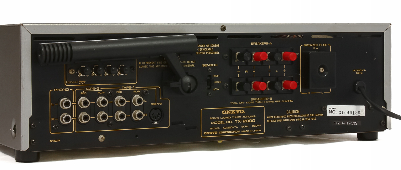 ONKYO TX-2000 AMPLITUNER STEREO VINTAGE System dźwięku 2.0