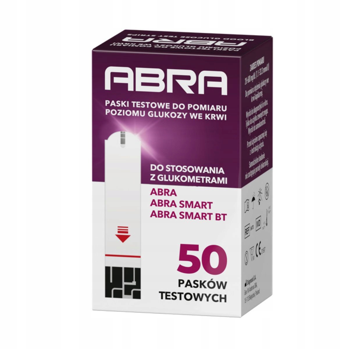 

Paski testowe do glukometru Abra 50 szt.