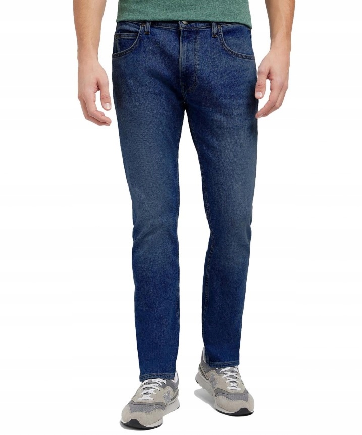 Pánské džíny Lee Rider Slim Straight W40 L34 112360204 Deep Water Zúžené