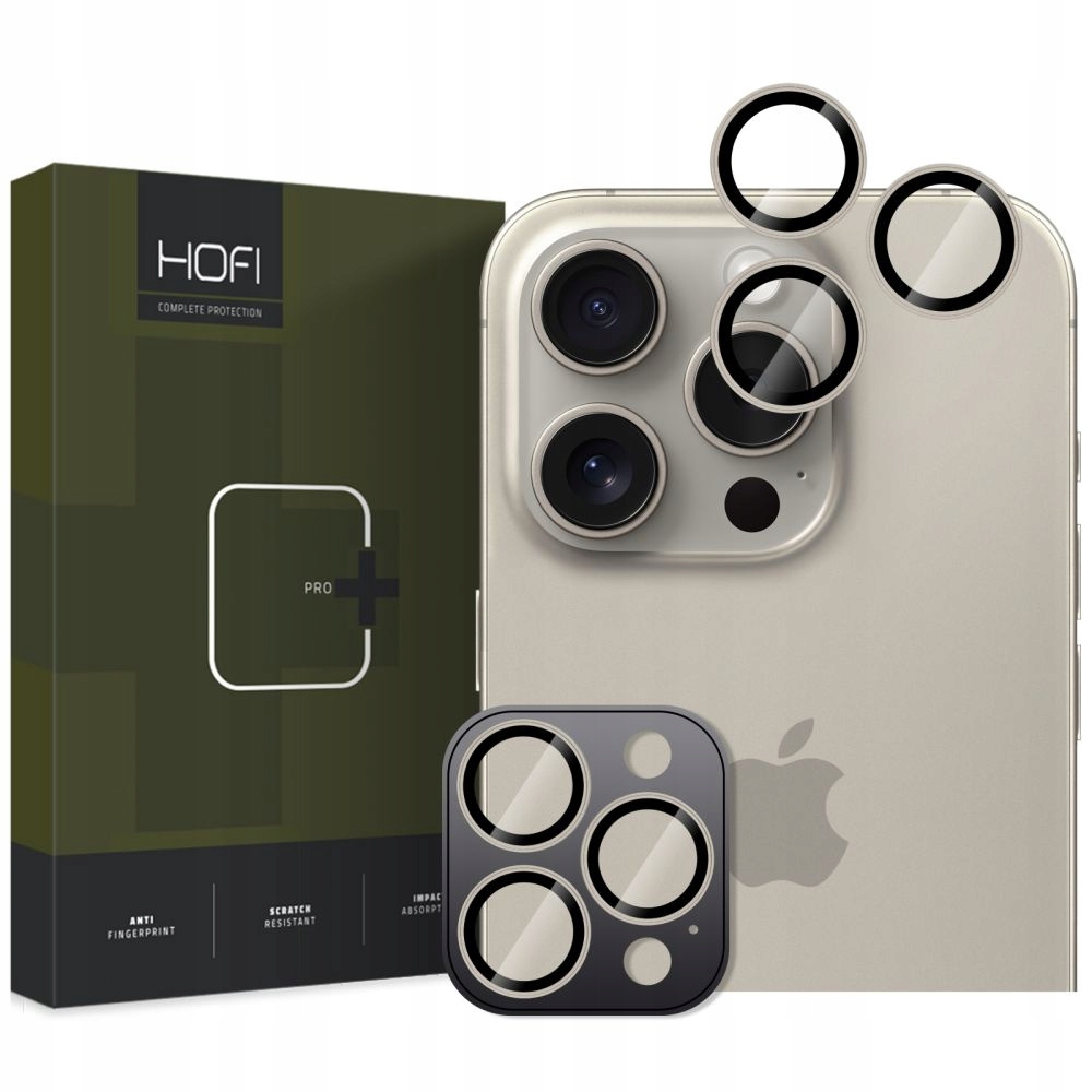 Osłona Aparatu Hofi Camring do Iphone 16 Pro 16 Pro Max Natural Titanium