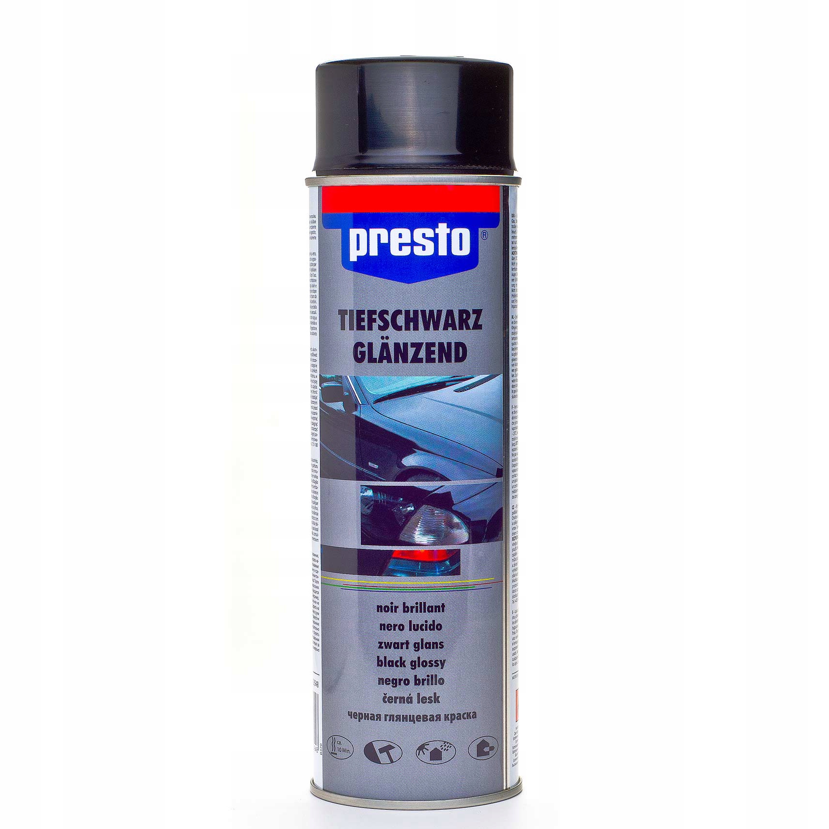 

Lakier Czarny Połysk Spray 500ml Presto