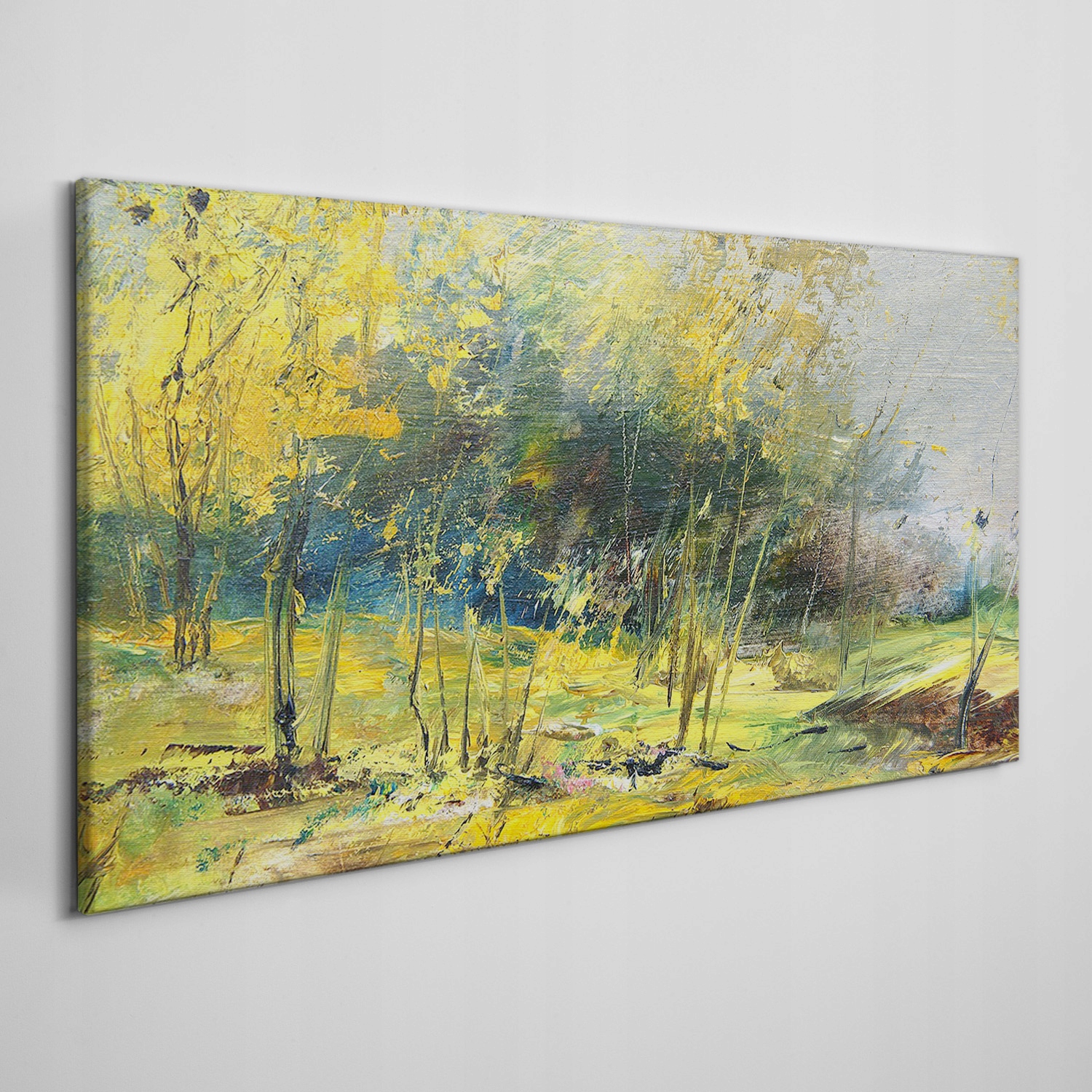 

Nowoczesny fotoobraz ścienny na płótnie Las 120x60