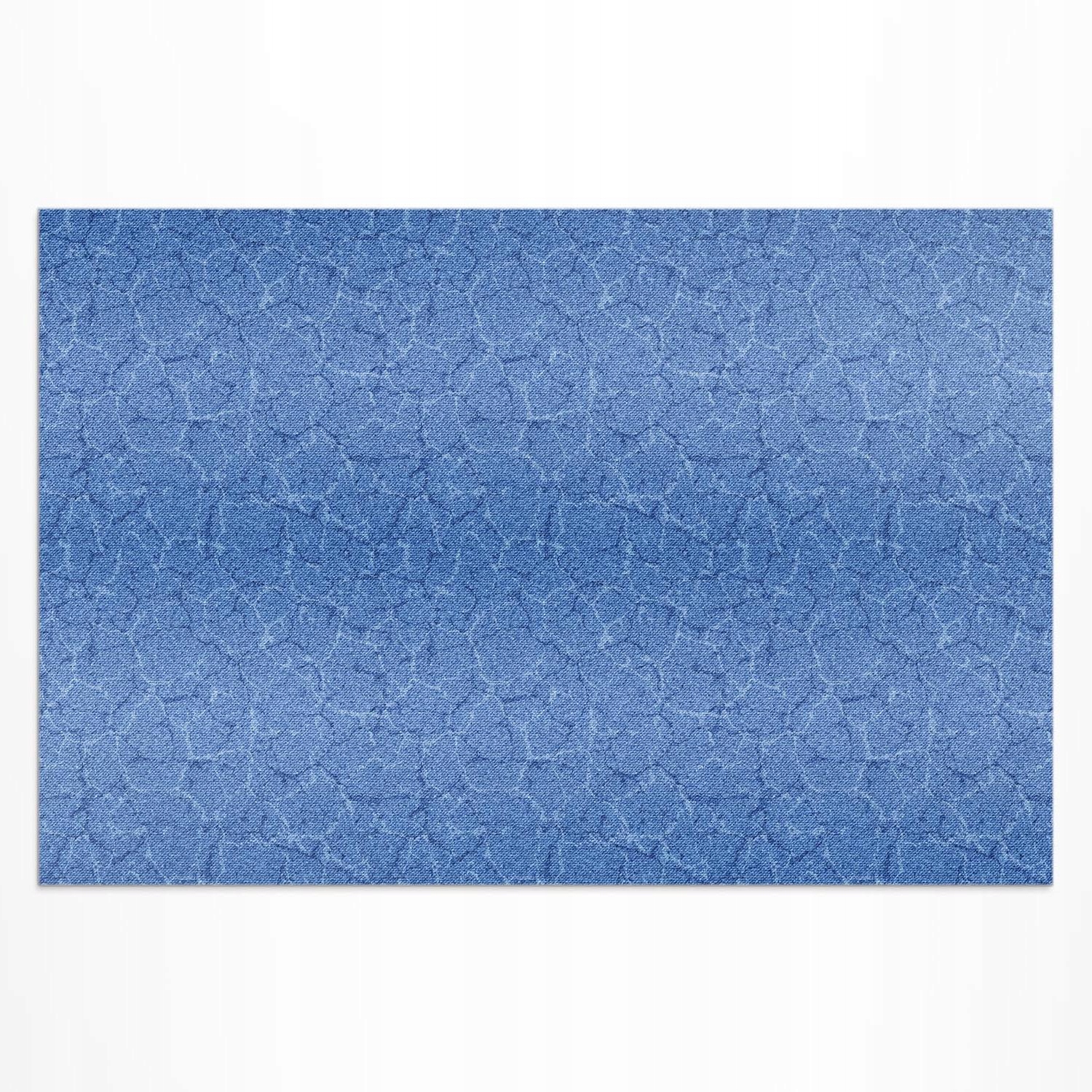 Ozdobný vinylový vonkajší koberec Abstraktná voda s popraskaným pozadím 140 x 210 cm