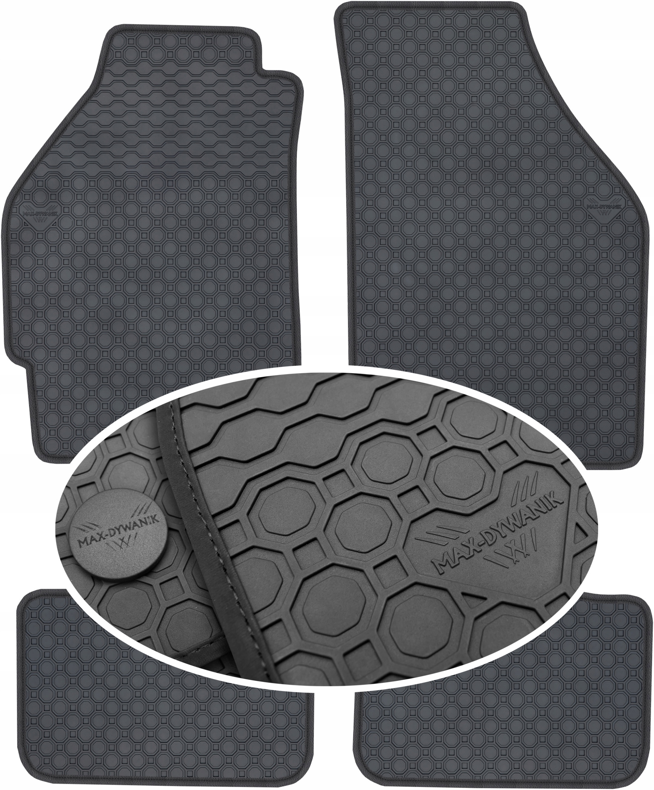 Fiat Punto II Hb 5D 1999-2012 Gumový koberec PrimeLiner čierny