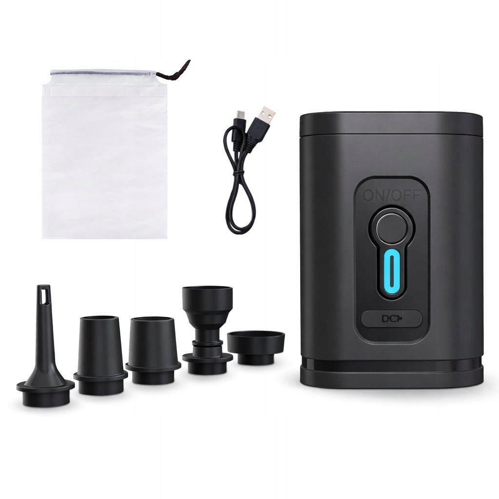 Levně Elektrický bezdrátový kompresor matrace pro vakuové sáčky Usb-c E050