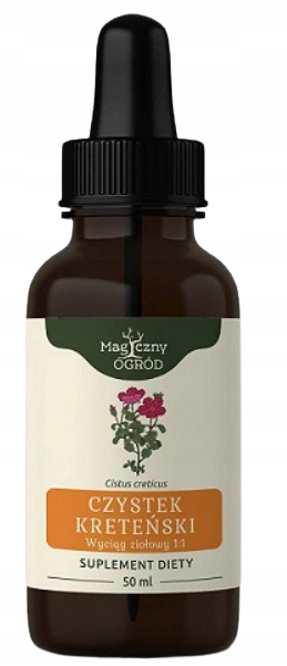 

Czystek kreteński nalewka 1:1 50ml Magiczny Ogród