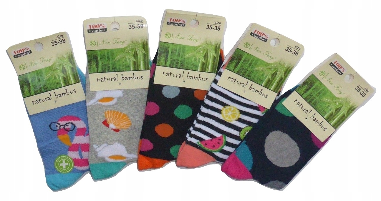 

Skarpety Skarpetki Damskie Bambusowe 5 Par 35/38