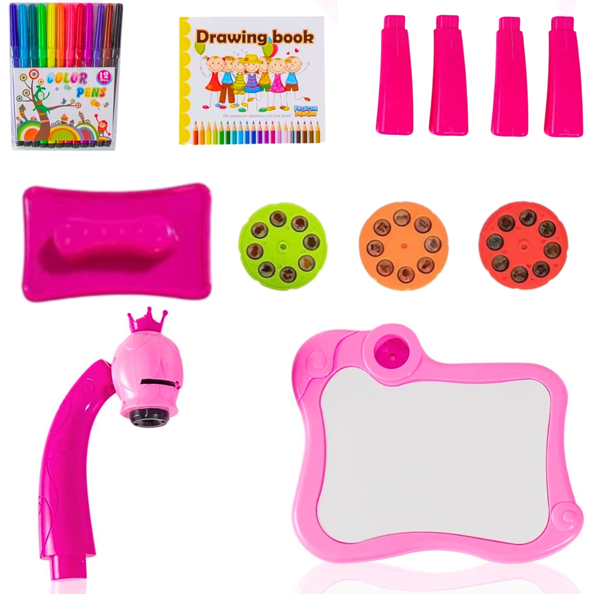PROJEKTOR RZUTNIK DO NAUKI RYSOWANIA KREATYWNY RÓŻOWY DLA DZIECI PREZENT Kod producenta RÓZ